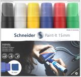 Akrylový popisovač Schneider Paint-It 330 6 ks sada - 120396