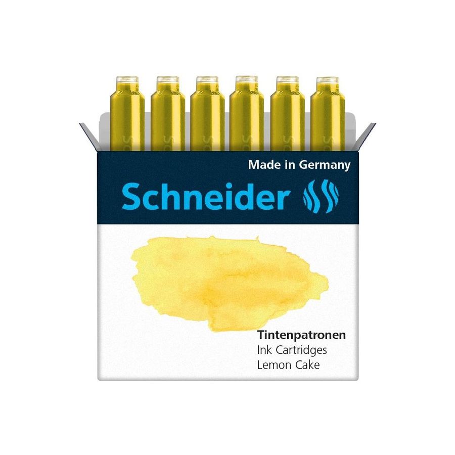 Bombičky do plniaceho pera Schneider pastelové - 166107
