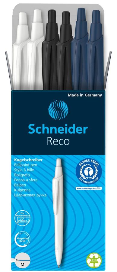 Guľôčkové pero Schneider Reco - Box 6 ks - 131886