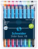 Guľôčkové pero Schneider Slider Basic XB sada 8 ks - 151298