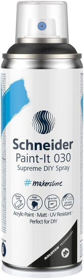 Schneider Paint-it 030 Akrylový sprej - ML03050001 - Čierny