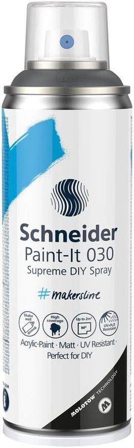 Schneider Paint-it 030 Akrylový sprej - ML03050003 - Tmavo šedý