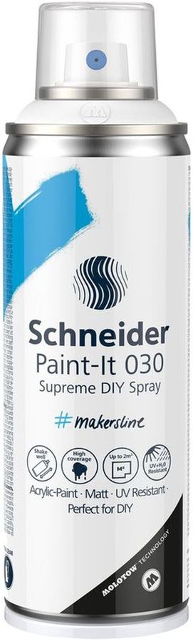 Schneider Paint-it 030 Akrylový sprej - ML03050008 - Biely