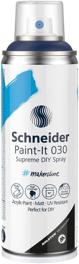 Schneider Paint-it 030 Akrylový sprej - ML03050020 - Tmavomodrý