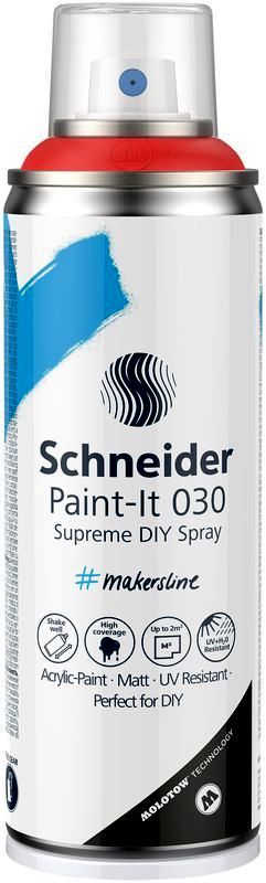 Schneider Paint-it 030 Akrylový sprej - ML03050103 - Kráľovský červený