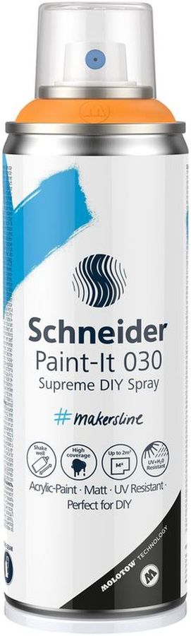 Schneider Paint-it 030 Akrylový sprej - ML03050108 - Svetlo-oranžový